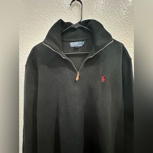 Polo Ralph Lauren Zip up sweater(black and red)